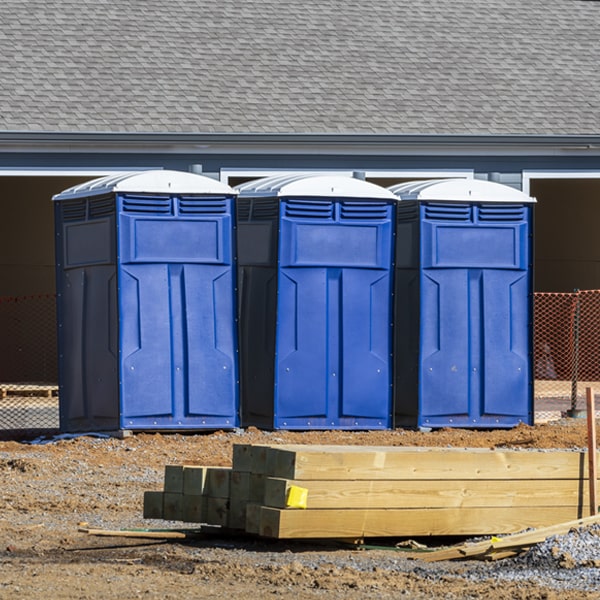 do you offer hand sanitizer dispensers inside the portable toilets in East Lynne Missouri